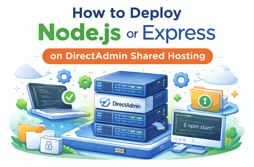 How to Deploy Node.js or Express on DirectAdmin Shared Hosting