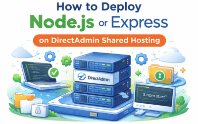 How to Deploy Node.js or Express on DirectAdmin Shared Hosting