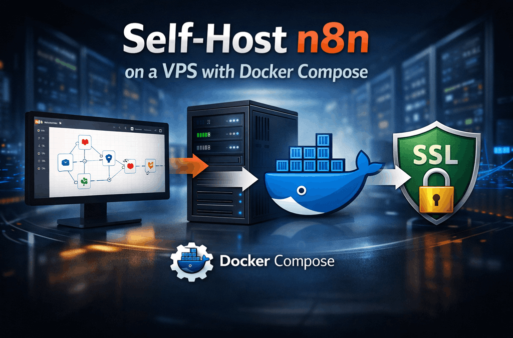 Self-host n8n on a VPS with Docker Compose, Docker, and SSL security
