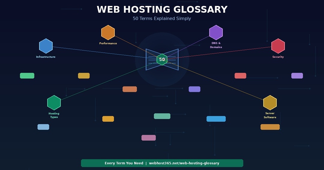 Web Hosting Glossary: 50 Terms Explained Simply