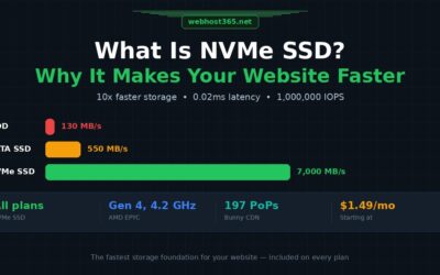 What Is NVMe SSD? Why It Makes Your Website Faster