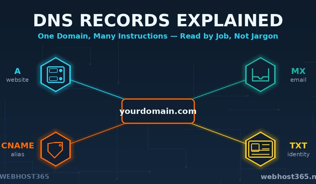 DNS Records Explained: What A, CNAME, MX, and TXT Records Actually Do