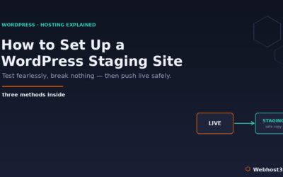 How to Set Up a WordPress Staging Site (and Push It Live Safely)