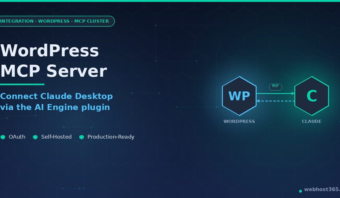 WordPress MCP Server — Connect Claude Desktop to WordPress via the AI Engine plugin
